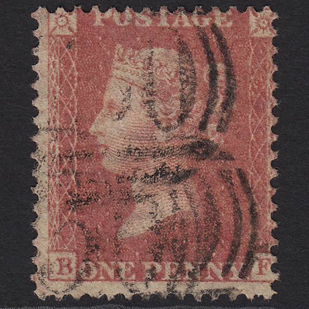 GB QV 1857 1d Rose-red (Plate 47) SG40-C10(1) BF FU