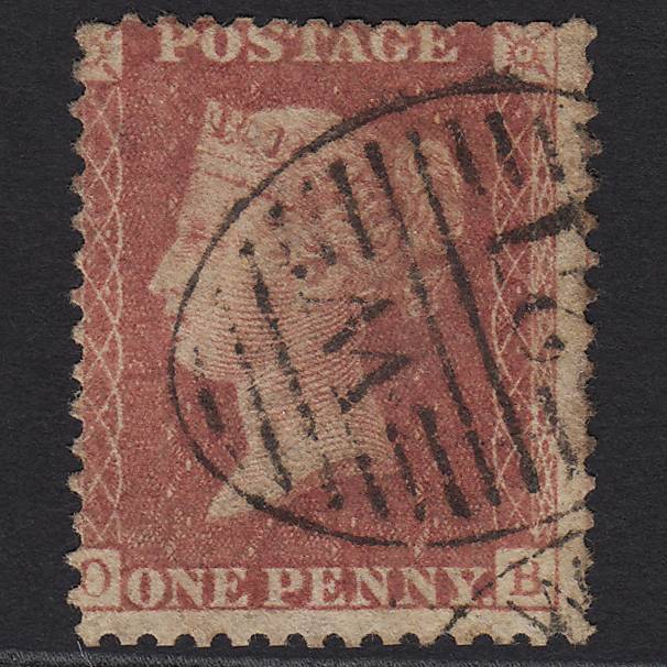 GB QV 1857 1d Rose-red (Plate 46) SG40-C10(1) OB GU London D&S W21