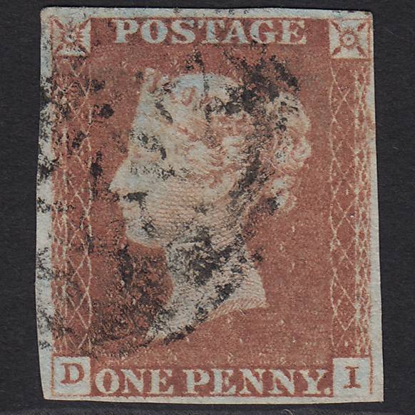 GB QV 1841 1d Red-brown (Plate 73) SG8-B1(1) DI FU 4 Margins Fakenham 288