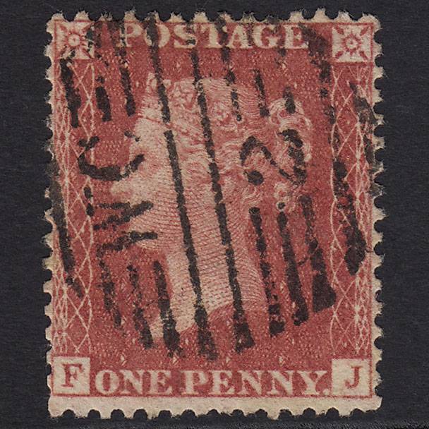 GB QV 1857 1d Rose-red (Plate 66) SG40-C10(1) FJ GU London D&S WC2