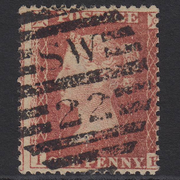 GB QV 1857 1d SG40-C10(1) IK FU Missing Imprimatur London D&S SW22 Misperf