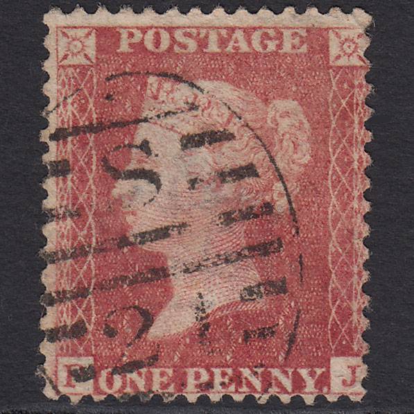 GB QV 1857 1d Rose-red (Plate 34) SG40-C10(1) PJ FU London D&S S21