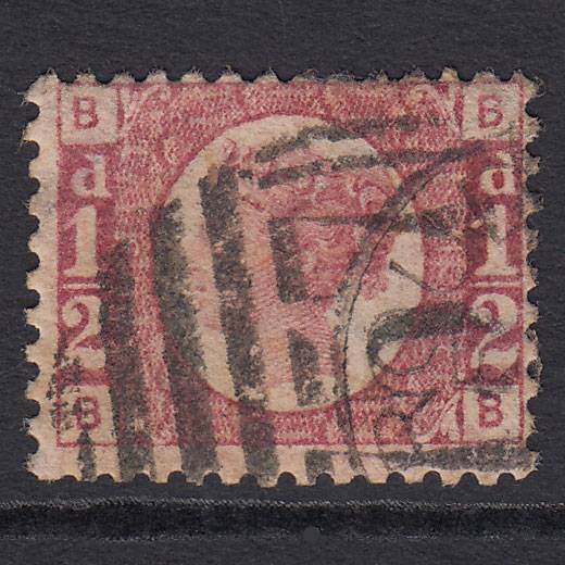 GB QV 1870 1/2d Rose (Plate 13) SG49-G4 BB GU Stroud 757