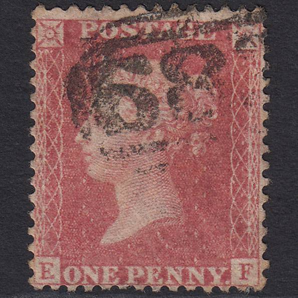 GB QV 1857 1d Rose-red (Plate 44) SG40-C10(1) EF GU