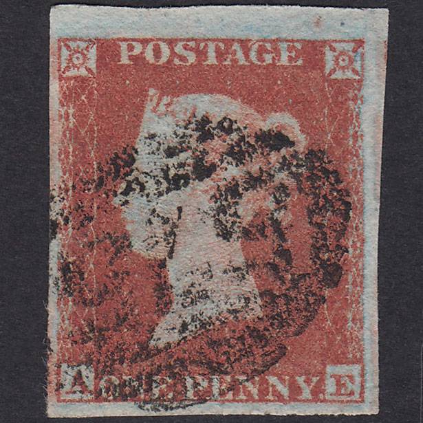 GB QV 1841 1d Plate 138 SG8-B2(1) AE FU Missing Imprimatur 4M Norwich 575