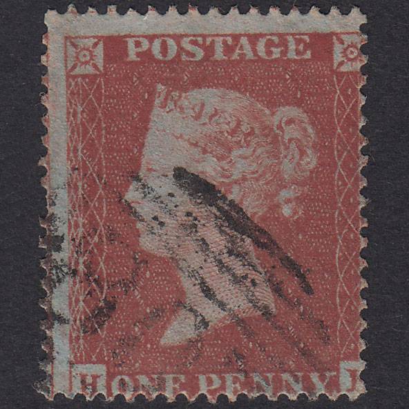 GB QV 1854 1d Red-Brown SG17-C1(1) H? GU Totnes 807