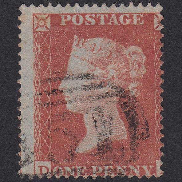 GB QV 1854 1d Red-Brown SG17-C1(1) D? FU