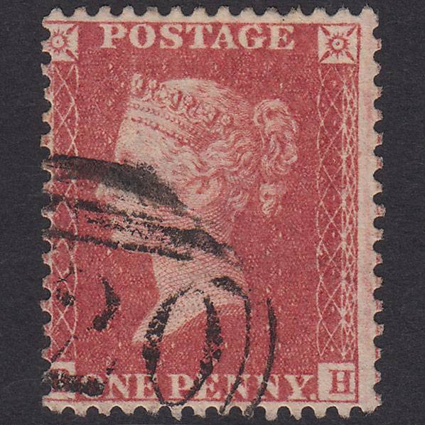 GB QV 1857 1d Rose-Red Plate 41 SG40-C10(1) BH FU 45