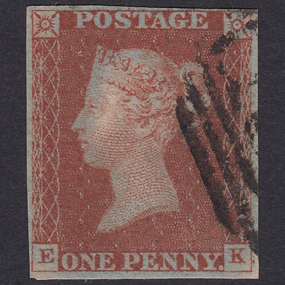 GB QV 1841 1d Red-Brown Plate 46 SG8-B1(1)-BS35 EK FU
