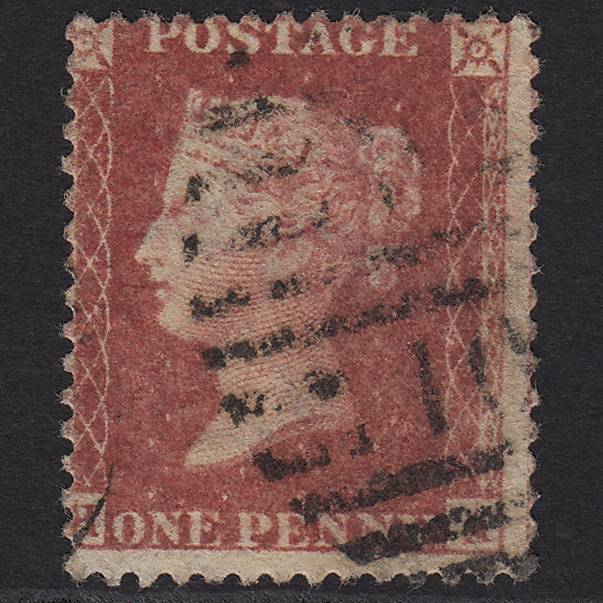 GB QV 1857 1d Rose-red (Plate 59) SG40-C10(1) HA GU in London