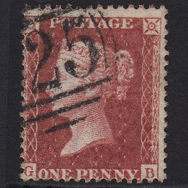 GB QV 1857 1d Rose-red (Plate 59) SG40-C10(1) GB GU