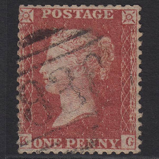 GB QV 1857 1d Rose-red (Plate 60) SG40-C10(1) KG GU