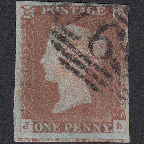GB QV 1841 1d Red-brown (Plate 68) SG8-B1(1) JB GU 4 Good to Huge Margins