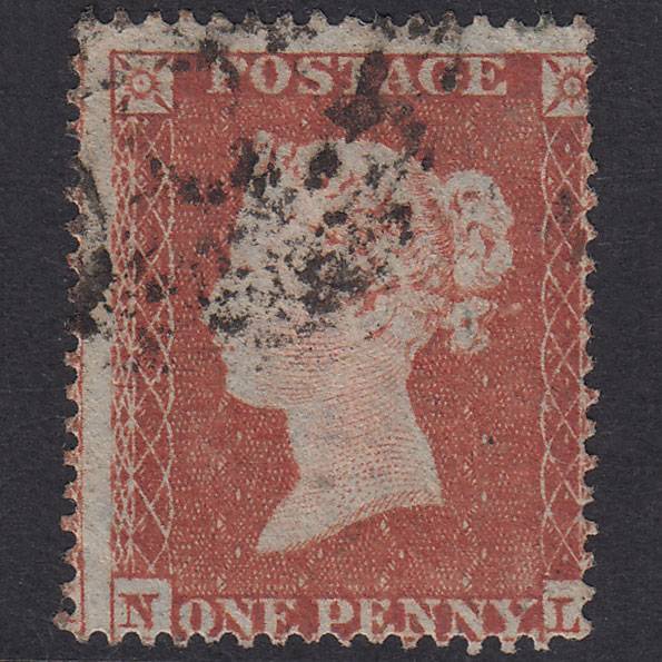 GB QV 1854 1d Red-Brown Plate 179 SG17-C1(1) NL GU