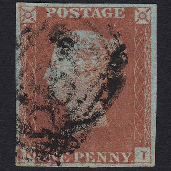 GB QV 1841 1d Red-brown (Plate 81) SG8-B1(1) NI GU 4M Imperf
