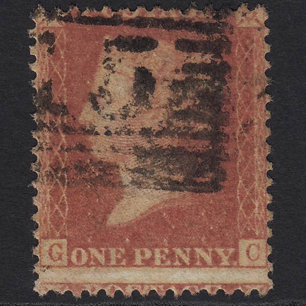 GB QV 1857 1d Rose-red (Plate 52) SG40-C10(1) GC GU