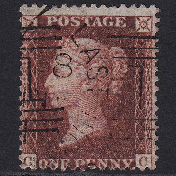 QV 1857 1d (Plate 68) SG41-C10(4) CC FU Edinburgh 131 Posted Since Last Night