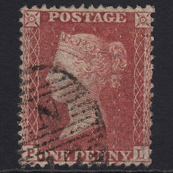 GB QV 1857 1d Rose-red (Plate 60) SG40-C10(1) PL GU London D&S N17