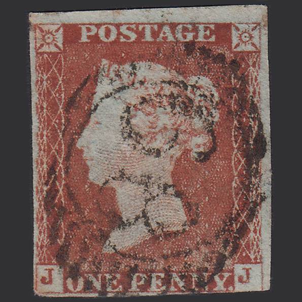 GB QV 1841 1d Pale Red-brown Pl 46 SG9-B1(3) JJ GU nr 4M London D&S 68