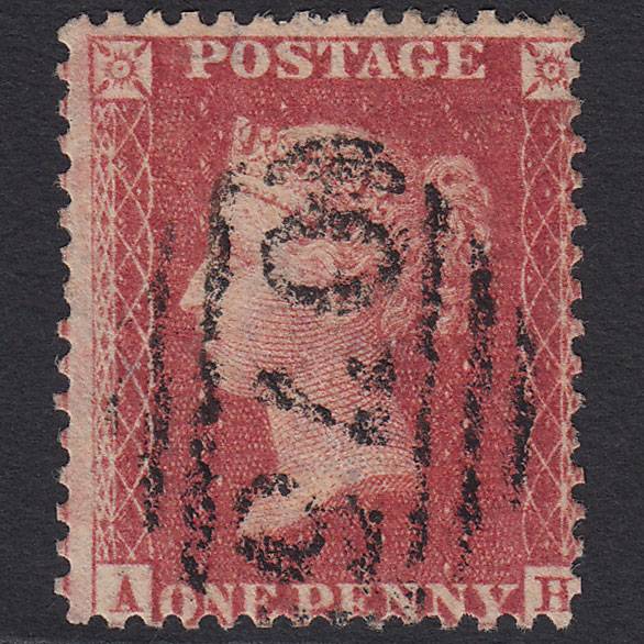 GB QV 1857 1d (Plate 60) SG40-C10(1) AH FU Miss Imprim Newton-in-cartmel 075