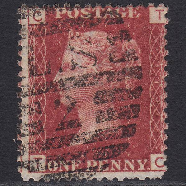 GB QV 1864 1d Lake-red (Plate 119) SG44-G1(2) TC GU London IS Ls2