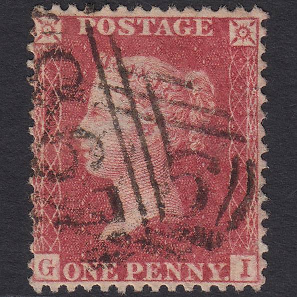 GB QV 1857 1d (Plate 42) SG40-C10(1) GI GU Edenbridge 967 Well Centred