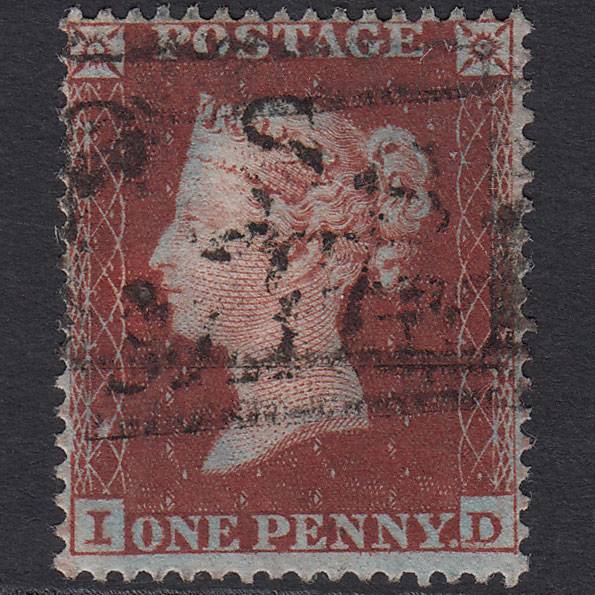GB QV 1854 1d Red-brown (Plate 173) SG17-C1(1) FU Scots Local Cancel