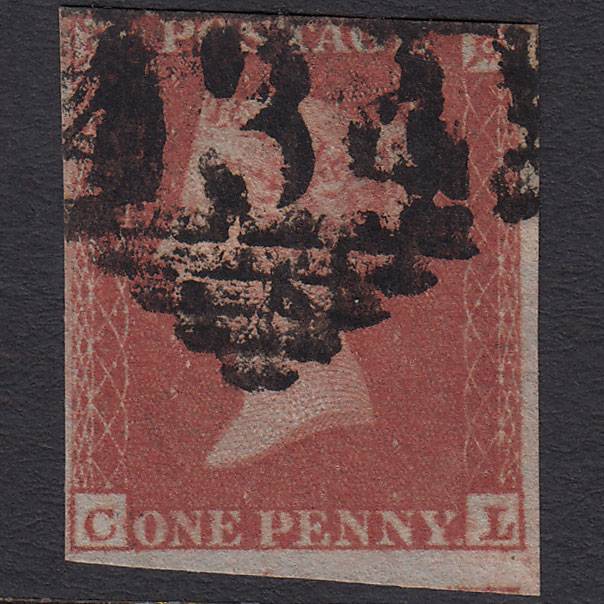 GB QV 1841 1d Red-brown (Plate 132) SG8-B2(1) CL GU 3 Margins Ireland
