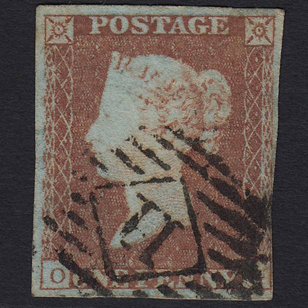 GB QV 1841 1d Red-brown (Plate 113) SG8-B1(1) OG GU London IS 11 nr 4M