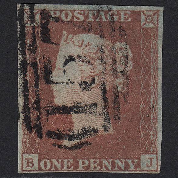 GB QV 1841 1d (Plate 103) SG8-B1(1) BJ FU Calne 157 4M Missing Imprimatur
