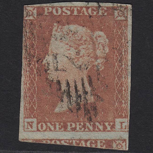 GB QV 1841 1d Red-brown (Plate 160) SG8-B2(1) NL GU in Ireland nr 4M Imperf
