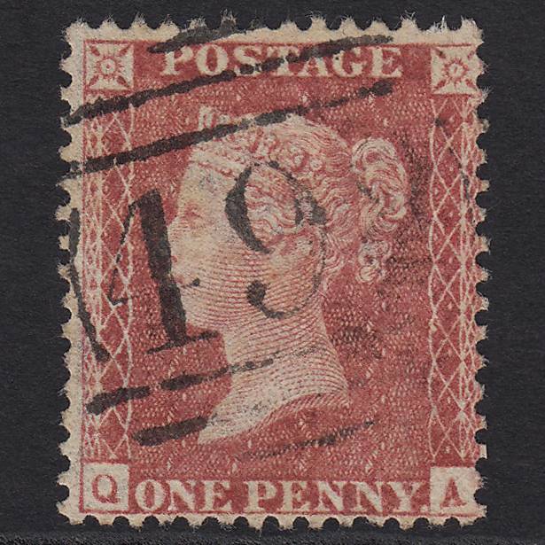 GB QV 1857 1d Rose-red (Plate 42) SG40-C10(1) QA FU