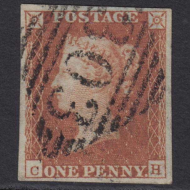 GB QV 1841 1d Red-brown (Plate 100) SG8-B1(1) CH VFU 4M Imperf Limerick 303