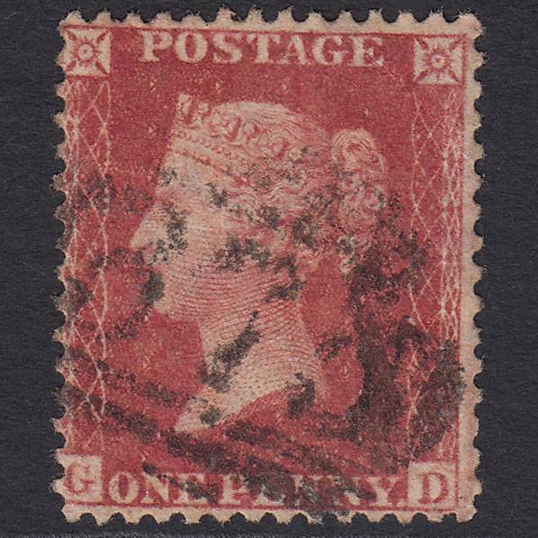 GB QV 1857 1d Rose-red (Plate 39) SG40-C10(1) GD GU