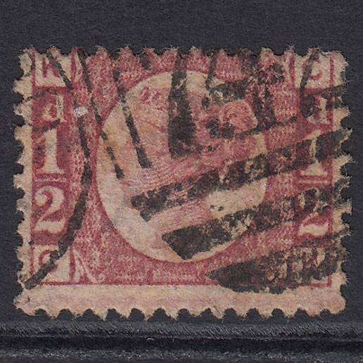 GB QV 1870 1/2d Rose-red (Plate 15) SG48-G4 CK GU Stamford 742