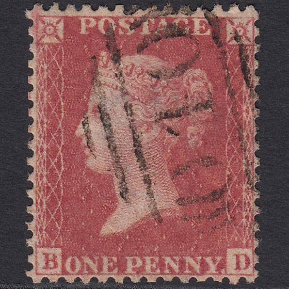 GB QV 1857 1d (Plate 42) SG40-C10(1) BD FU Whittlesea 040 Very Well Centred