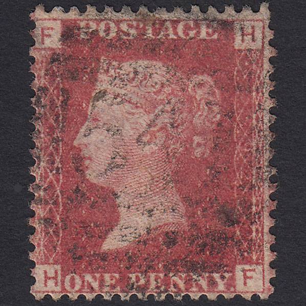 GB QV 1864 1d Rose-red (Plate 92) SG43-G1(1) HF GU Newark 541