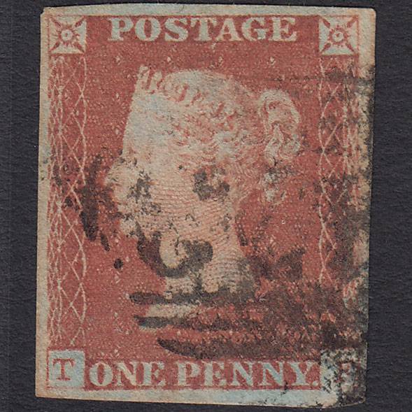 GB QV 1841 1d Red-brown (Plate 78) SG8-B1(1) TF GU