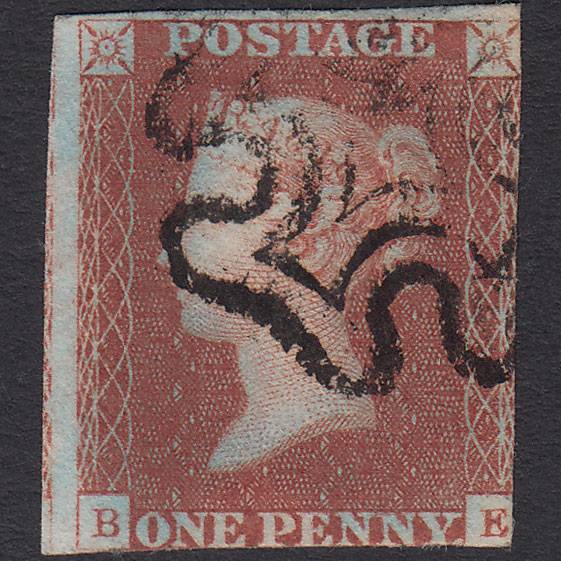 GB QV 1841 1d Red-brown (Plate 23) SG8-B1(1) BE GU Maltese Cross