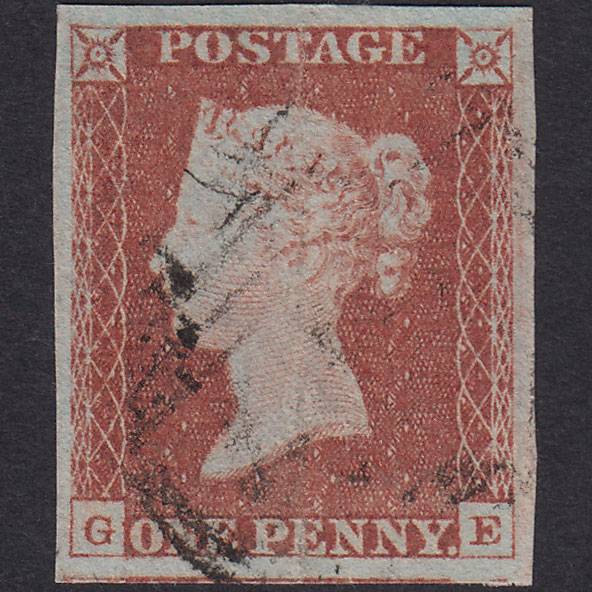 GB QV 1841 1d Red-brown (Plate 70) SG8-B1(1) GE GU 4 Good Margins