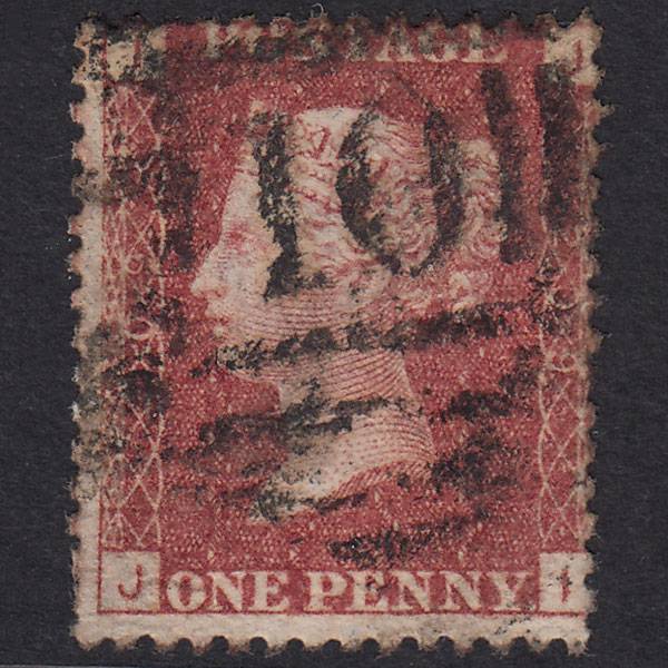 GB QV 1864 1d Lake-Red Plate 209 SG44-G1(2) JI GU