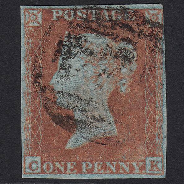 GB QV 1841 1d Orange-brown (Plate 137) SG12-B2(3) CK GU 4 Margins