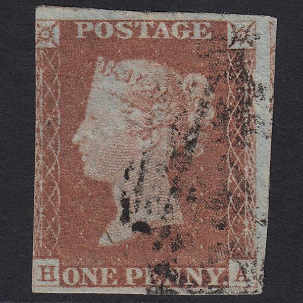 GB QV 1841 1d Red-brown (Plate 72) SG8-B1(1) HA GU