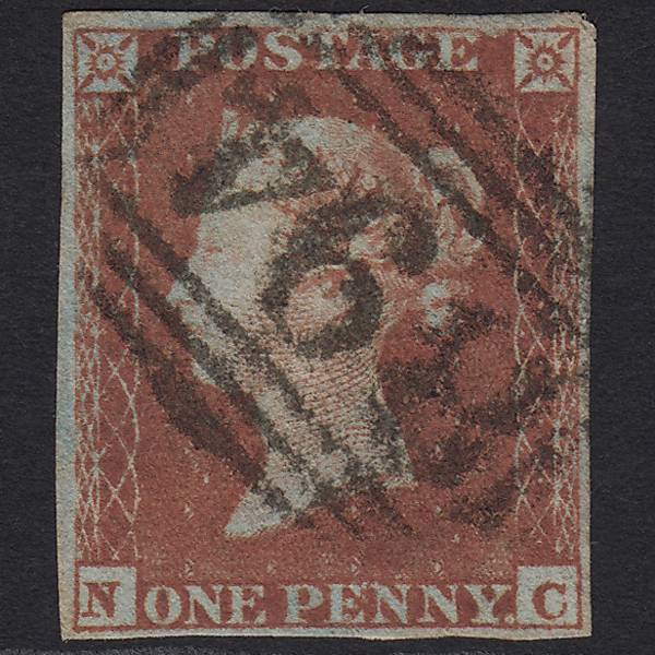 GB QV 1841 1d Red-brown (Plate 169) SG8-B2(1) NC GU Winslow 894