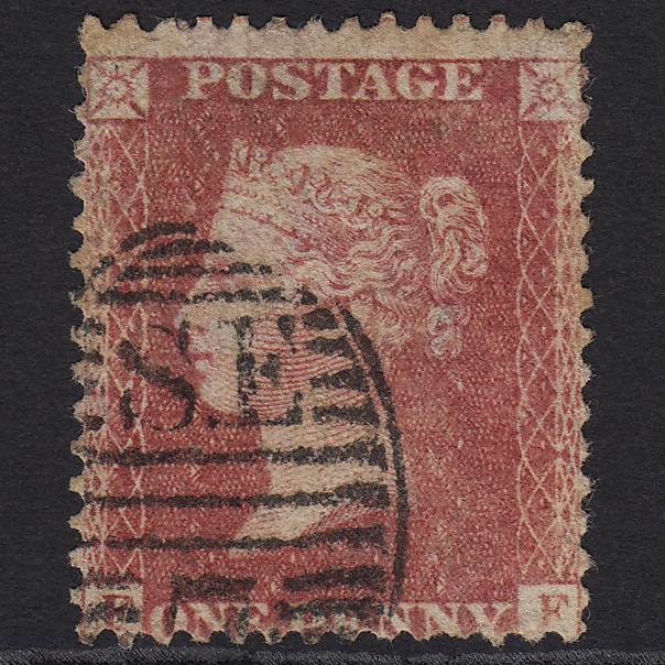 GB QV 1857 1d Rose-red (Plate 46) SG40-C10(1) FF GU London D&S SE7