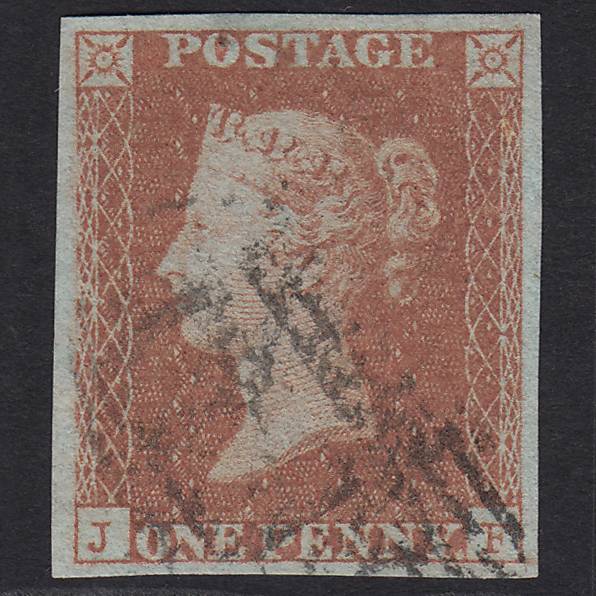 GB QV 1841 1d Red-brown (Plate 101) SG8-B1(1) JF FU 4M Imperf
