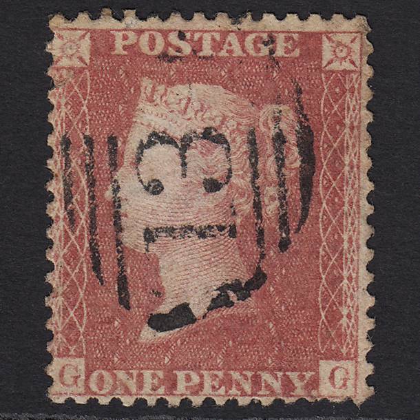 GB QV 1857 1d Rose-red (Plate 46) SG40-C10(1) GG GU