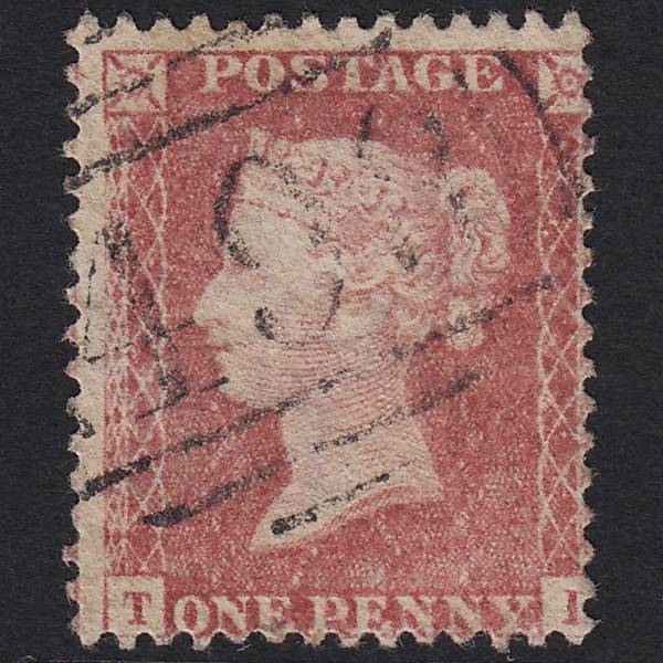 GB QV 1857 1d (Plate 27) SG39-C10(3) TL GU Missing Imprimatur Manchester 498