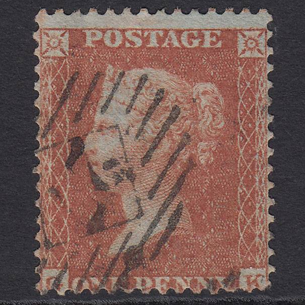 GB QV 1855 1d (Plate 4) SG24-C3(1) GK FU Missing Imprimatur London IS 27