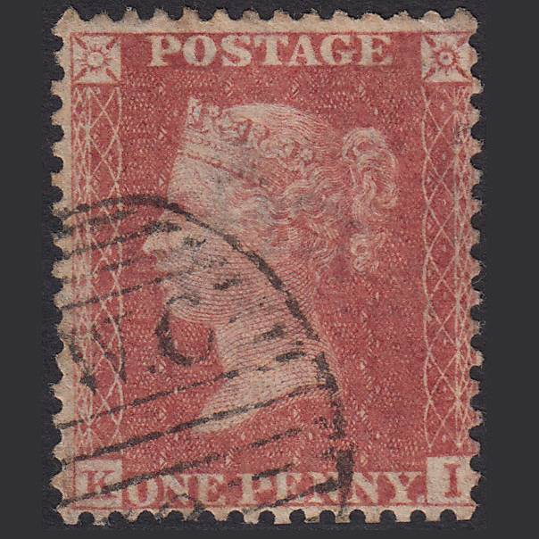 GB QV 1857 1d Rose-red (Plate 36) SG40-C10(1) KI GU